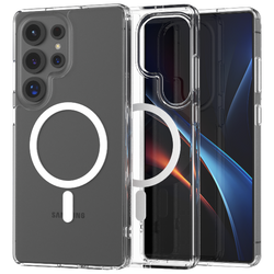 Etui Spacecase Clear Mag do Galaxy S25 Ultra przezroczyste