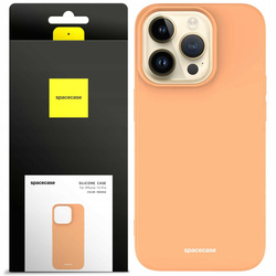 Etui silikonowe Spacecase Silicone Case do iPhone 14 Pro Max pomarańczowe
