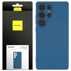 Etui silikonowe Spacecase Silicone Case do Galaxy S25 Ultra niebieskie