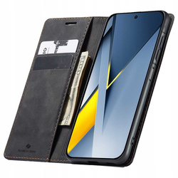 Etui z klapką Spacecase Wallet do Poco F8 Ultra czarne