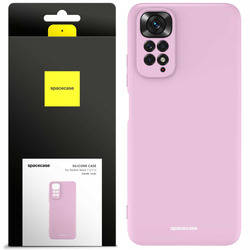 Etui silikonowe Spacecase Silicone Case do Redmi Note 11/11s liliowe