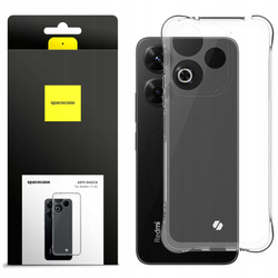 Etui Spacecase Anti-shock do Redmi 13 4G przezroczyste