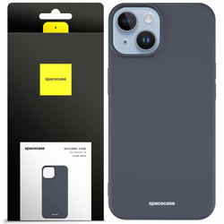 Etui silikonowe Spacecase Silicone Case do iPhone 14 czarne