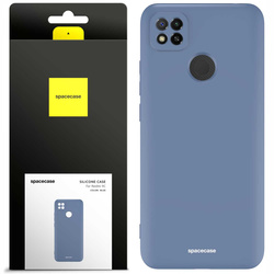 Etui silikonowe Spacecase Silicone Case do Redmi 9C niebieskie