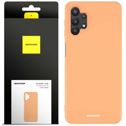 Etui silikonowe Spacecase Silicone Case do Galaxy A32 5G pomarańczowe