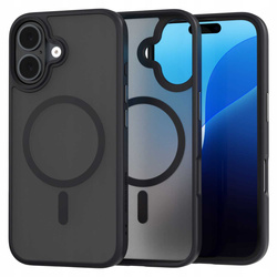 Etui Spacecase Hybrid Mag do iPhone 16 czarne