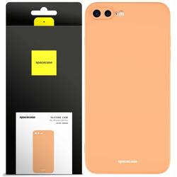 Etui silikonowe Spacecase Silicone Case do iPhone 7/8 Plus pomarańczowe