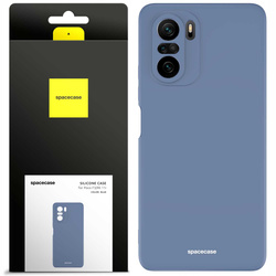 Etui silikonowe Spacecase Silicone Case do Poco F3 / Mi 11i niebieskie