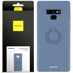 Etui Spacecase Silicone Ring do Galaxy Note 9 niebieskie