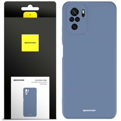 Etui silikonowe Spacecase Silicone Case do Redmi Note 10/10s niebieskie