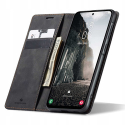 Etui z klapką Spacecase Wallet do Galaxy A36 5G czarne