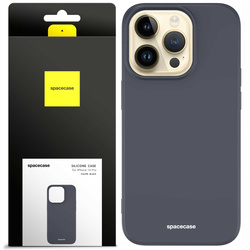 Etui silikonowe Spacecase Silicone Case do iPhone 14 Pro czarne