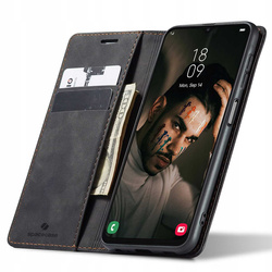Etui z klapką Spacecase Wallet do Galaxy A13 4G czarne