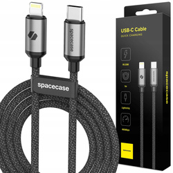 Kabel Spacecase USB-C do Lightning 20W PD 1m