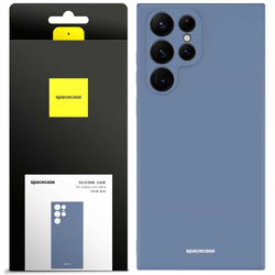 Etui silikonowe Spacecase Silicone Case do Galaxy S22 Ultra niebieskie