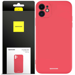 Etui silikonowe Spacecase Silicone Case do iPhone 11 czerwone