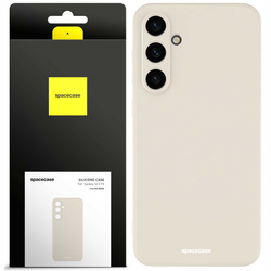 Etui silikonowe Spacecase Silicone Case do Galaxy S23 FE kremowe