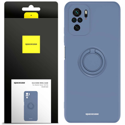 Etui Spacecase Silicone Ring do Redmi Note 10/10s niebieskie