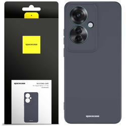 Etui silikonowe Spacecase Silicone Case do Oppo Reno 11 F 5G czarne
