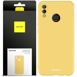 Etui silikonowe Spacecase Silicone Case do Huawei P20 Lite żółte