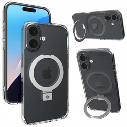 Etui Spacecase Ring Pro Mag do iPhone 16 przezroczyste