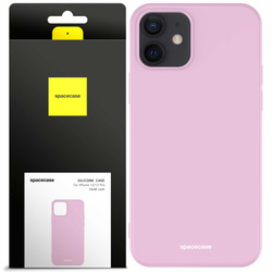 Etui silikonowe Spacecase Silicone Case do iPhone 12/12 Pro liliowe