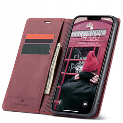 Etui z klapką Spacecase Wallet do iPhone 11 czerwone