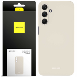 Etui silikonowe Spacecase Silicone Case do Galaxy A25 5G kremowe