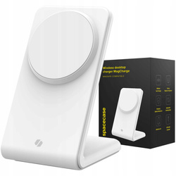 Ładowarka indukcyjna Spacecase MagSafe 15W biała
