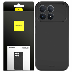 Etui silikonowe Spacecase Silicone Case do Poco F8 Pro czarne
