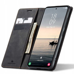 Etui z klapką Spacecase Wallet do Galaxy S23 FE czarne