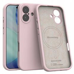Etui Spacecase Silicone Mag do iPhone 17 różowe
