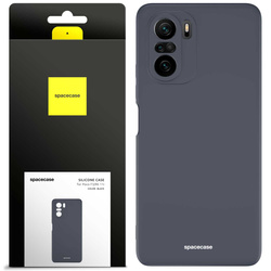 Etui silikonowe Spacecase Silicone Case do Poco F3 / Mi 11i czarne