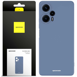 Etui silikonowe Spacecase Silicone Case do Poco F5 niebieskie