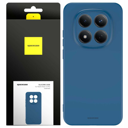 Etui silikonowe Spacecase Silicone Case do Redmi Note 15 Pro 5G niebieskie