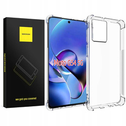 Etui Spacecase Anti-shock do Motorola G54 przezroczyste