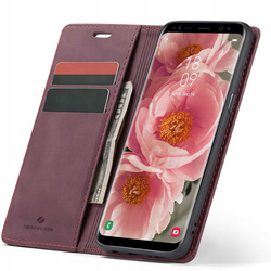 Etui z klapką Spacecase Wallet do Galaxy S20+ czerwone