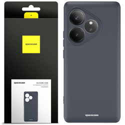 Etui silikonowe Spacecase Silicone Case do Realme GT6/GT6T czarne