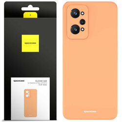 Etui silikonowe Spacecase Silicone Case do Realme GT Neo 2/Neo 3T/GT2 pomarańczowe