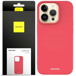 Etui silikonowe Spacecase Silicone Case do iPhone 14 Pro Max czerwone