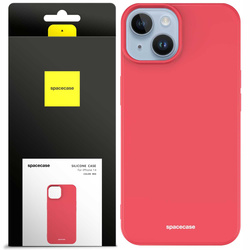 Etui silikonowe Spacecase Silicone Case do iPhone 14 czerwone