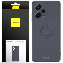 Etui Spacecase Silicone Ring do Redmi Note 12 Pro 5G czarne