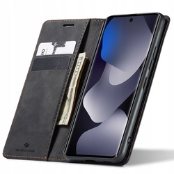 Etui z klapką Spacecase Wallet do Poco M8/Redmi Note 15 4G/5G czarne