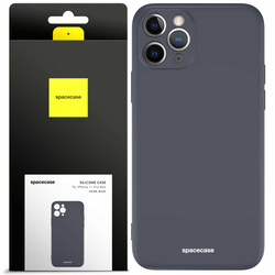 Etui silikonowe Spacecase Silicone Case do iPhone 11 Pro Max czarne