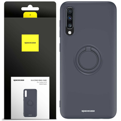 Etui Spacecase Silicone Ring do Galaxy A70 czarne