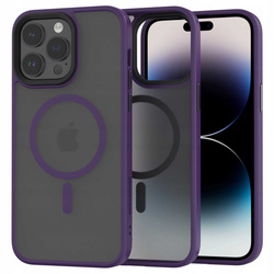 Etui Spacecase Hybrid Mag do iPhone 14 Pro Max fioletowe