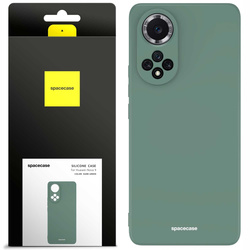 Etui silikonowe Spacecase Silicone Case do Huawei Nova 9 ciemno zielone