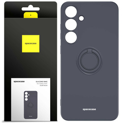 Etui Spacecase Silicone Ring do Galaxy S24+ czarne