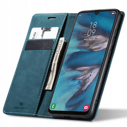 Etui z klapką Spacecase Wallet do Galaxy A34 5G niebieskie