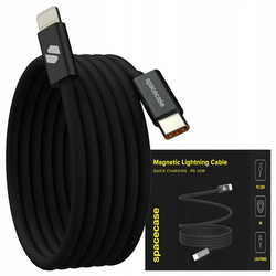 Magnetyczny kabel Spacecase USB-C do Lightning 20W PD 1m
